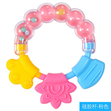 Load image into Gallery viewer, 1PC Baby Teething Molar Sticks Silicone Teethers for Baby Chewable Rattle Circle Newborn Shower Gifts Baby Teethers
