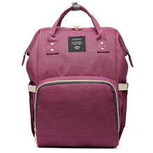 Load image into Gallery viewer, 35 Colors Mummy Maternity Nappy Bag Stroller bolsa Large Capacity Baby Backpack Mommy Nursing Bag Baby Care Changing Diaper Bag
