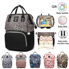 Load image into Gallery viewer, Baby Diaper Bag Backpack Large Capacity Mommy Maternity Bag Fashion Baby Nappy Bag Waterproof Newborn Care Backpacks
